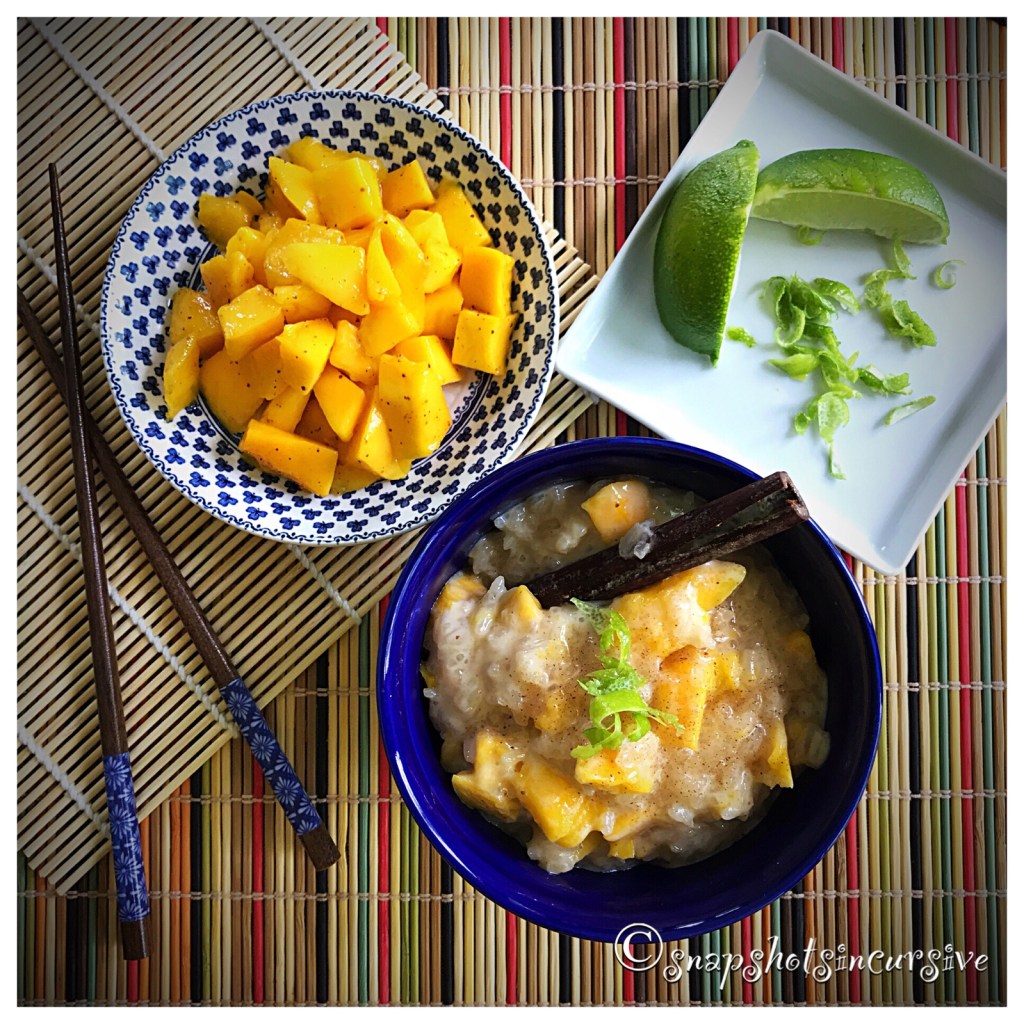 Mango Rice Pudding Whole Mango Rice Pudding | snapshotsincursive