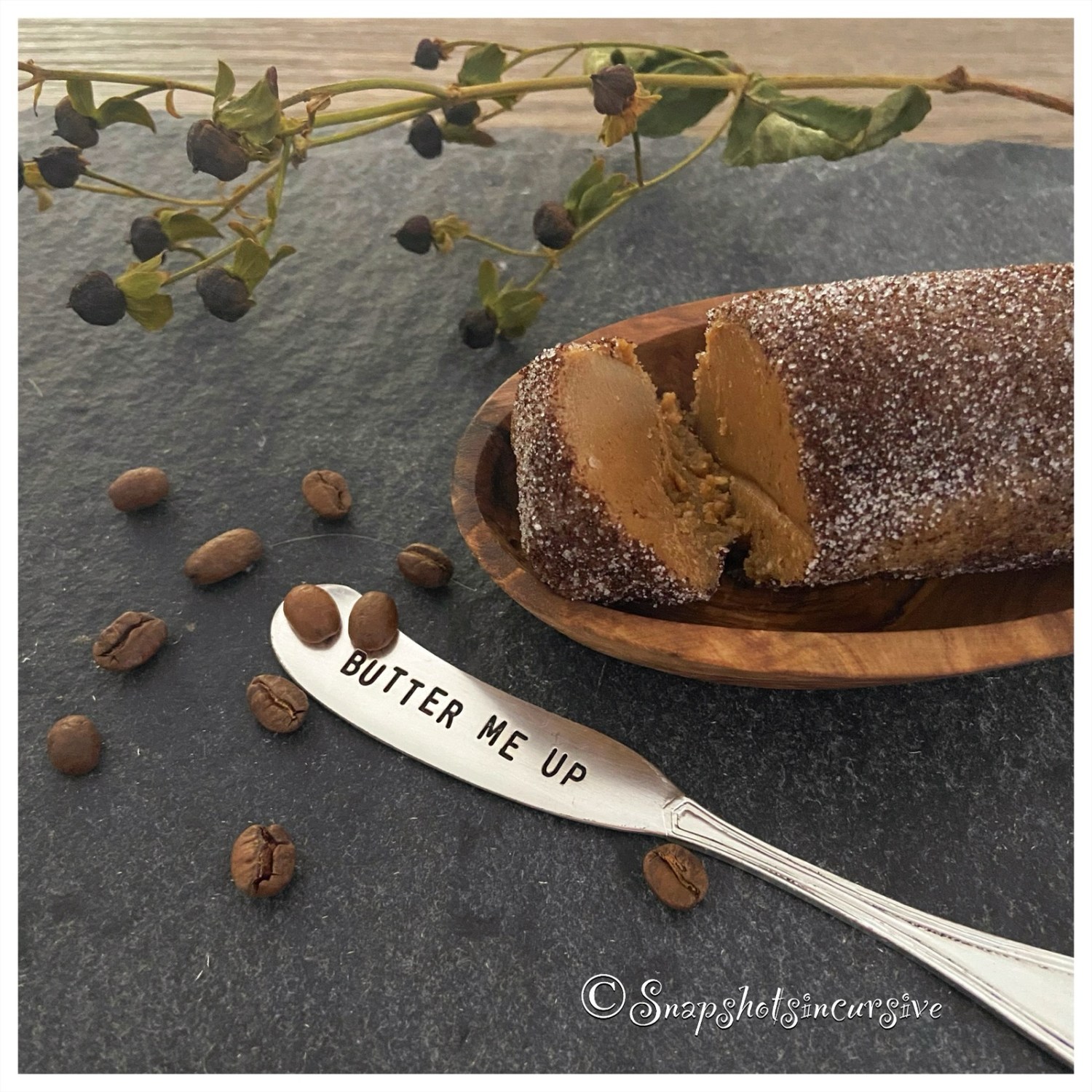 Espresso Dusted Compound Butter | snapshotsincursive